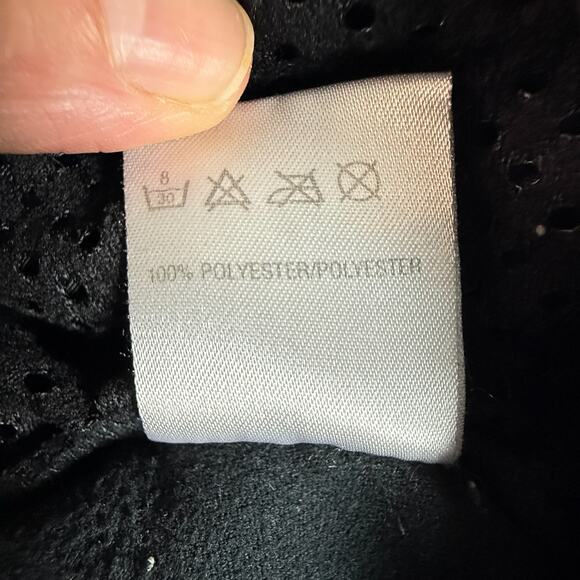 Descente International Collection Full Zip Black Mens Jacket Sweatshirt Fleece - Picture 4 of 6